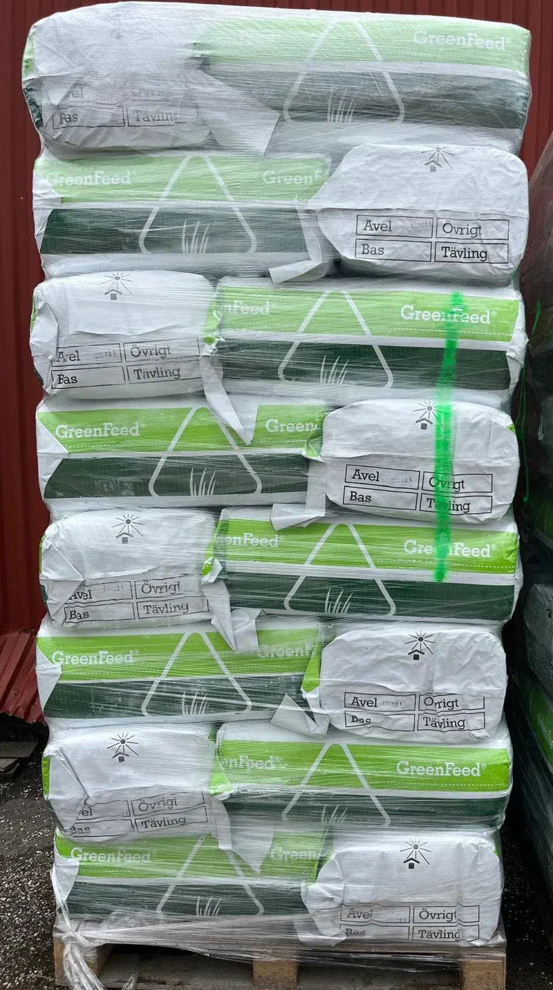 Greenfeed 40st balar på en Eu pall GreenFeed avel småbal