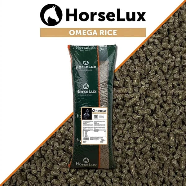 HorseLux Foder HorseLux Omega Rice 15 kg