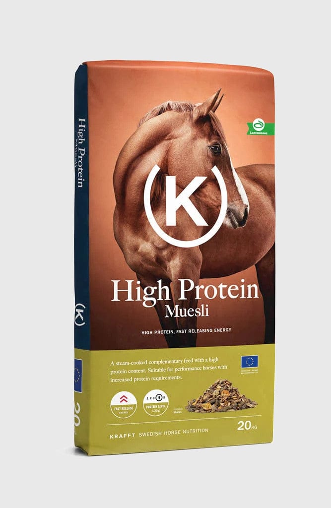 KRAFFT High Protein Muesli 20kg - Greenfeedstallochfoder.se