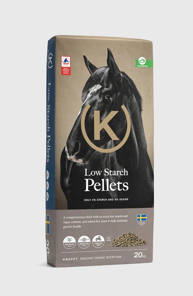 KRAFFT Low Starch Pellets 20 kg - Greenfeedstallochfoder.se