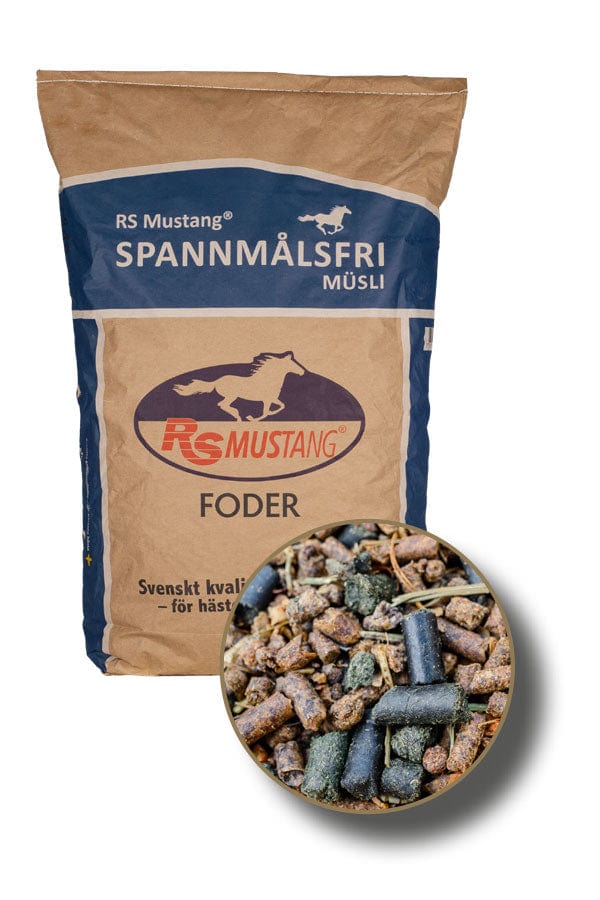 RS Mustang RS MUSTANG SPANNMÅLSFRI MÜSLI 20 KG