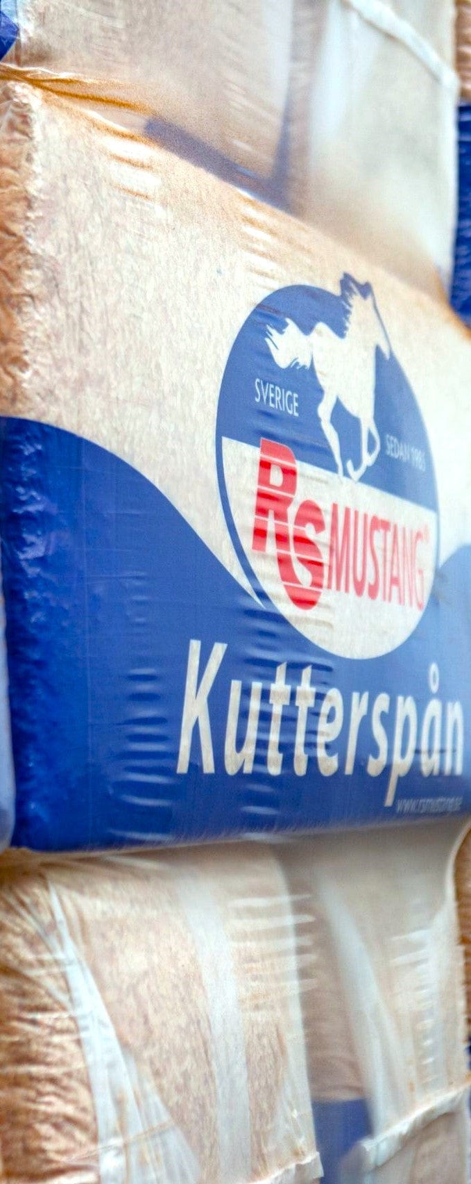 RS Mustang Stalltillbehör Pall (18st balar) RS MUSTANG Kutterspån