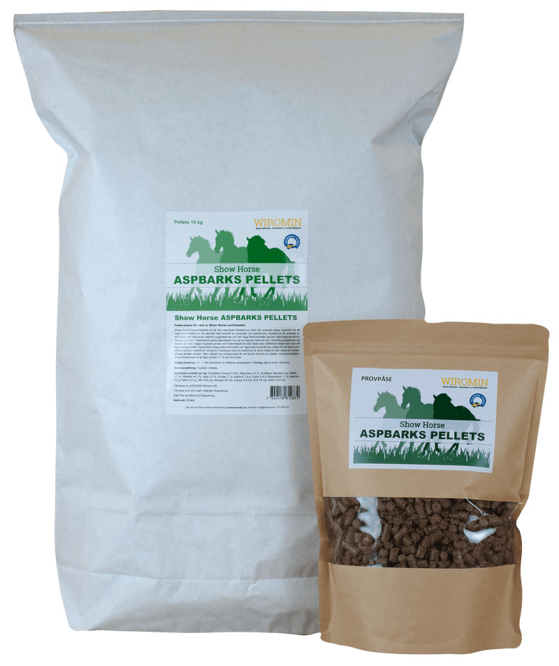 Show Horse kosttillskott 15 Kg Show Horse Aspbarkspellets 15kg