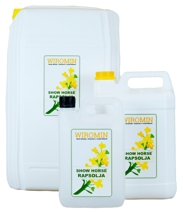 Show Horse kosttillskott 2.5 l Show Horse Kallpressad Rapsolja