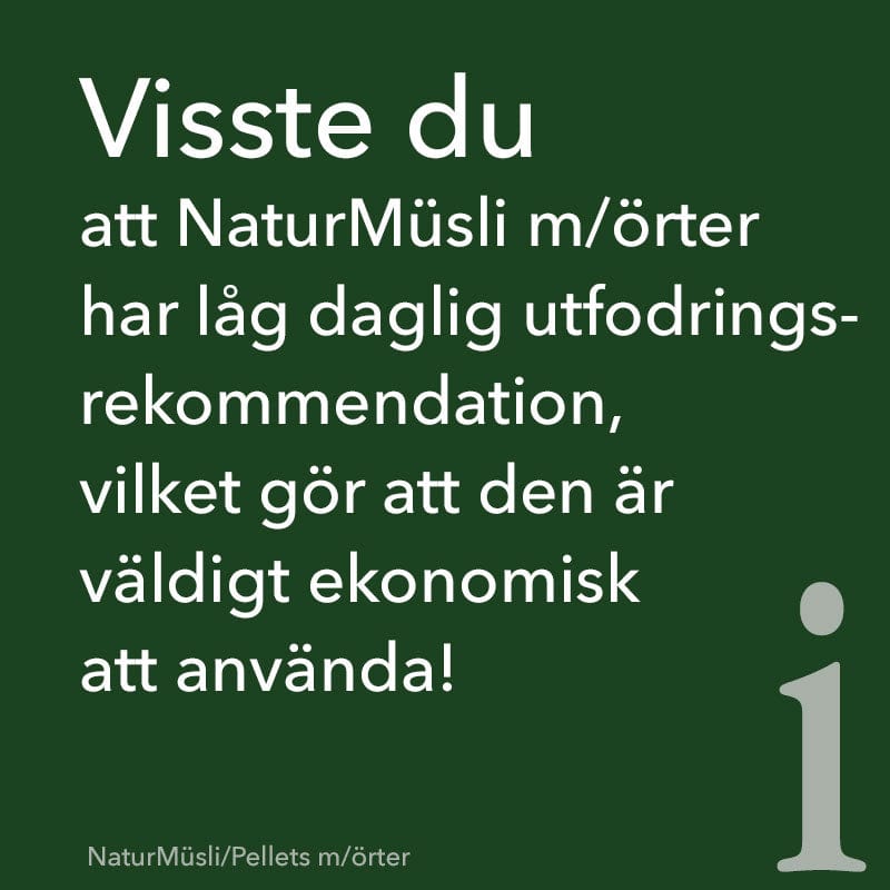 St Hippolyt Foder St Hippolyt Naturmusli med Örter 15Kg