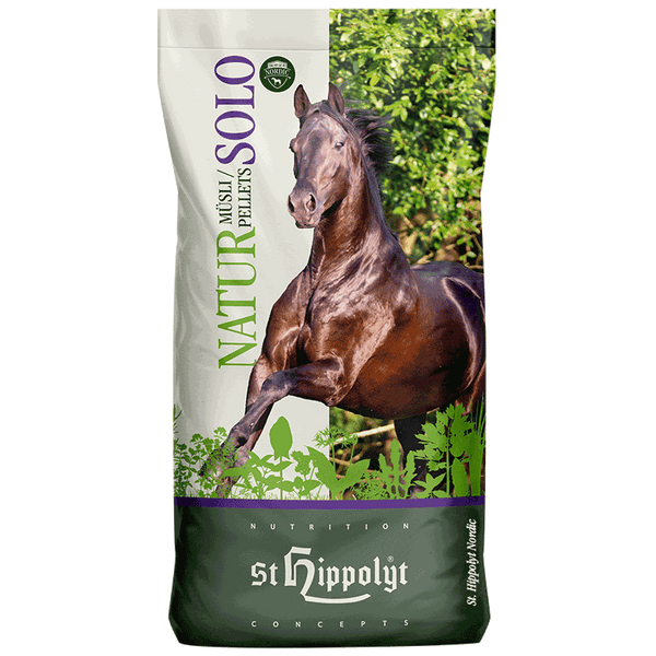 St Hippolyt Foder St Hippolyt Naturpellets Solo 18Kg