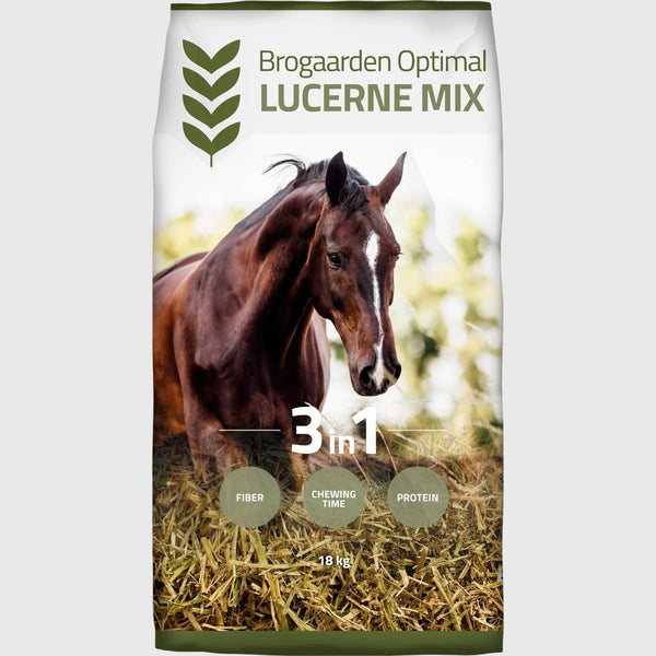 StallochFoder.se Foder Brogaarden Optimal Lucerne Mix 18Kg