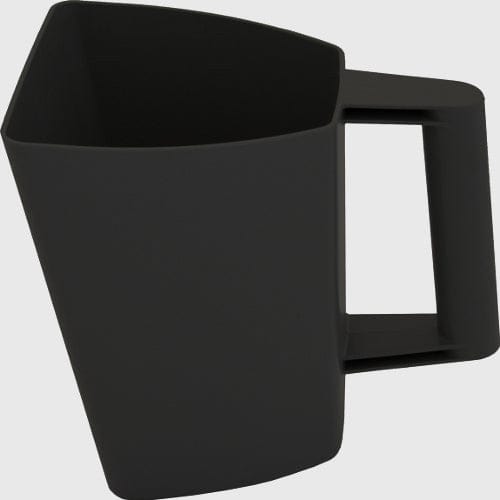 StallochFoder.se Foderskopa 2 L Svart