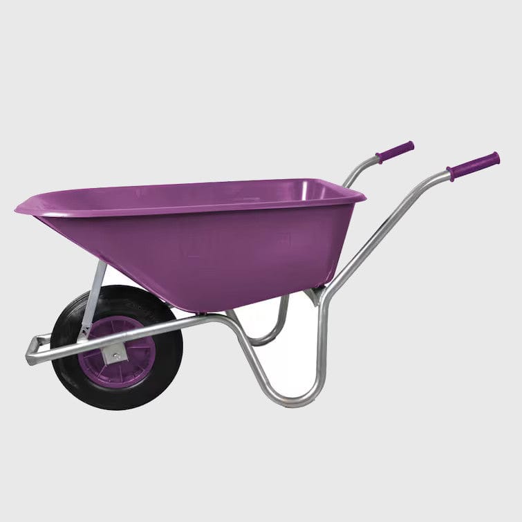 StallochFoder.se Stalltillbehör Plum Skottkärra plast 100l luftgummihjul