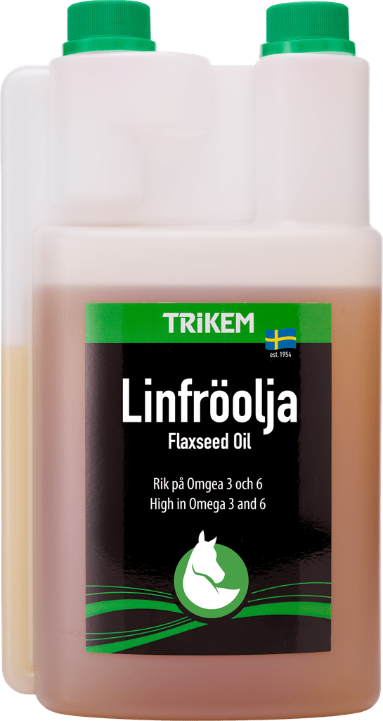 Trikem LinfröOlja 1000 ml - Greenfeedstallochfoder.se