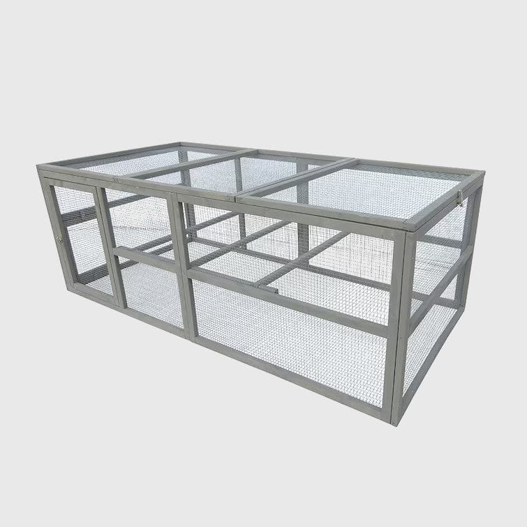 Willab Willab Hönsgård Viola grå, nät i botten