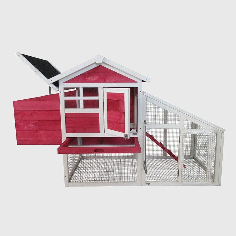 Willab Willab Hönshus Agda röd, nät i botten