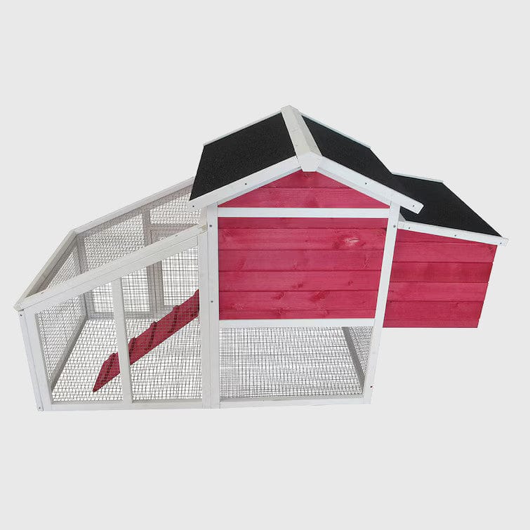 Willab Willab Hönshus Agda röd, nät i botten