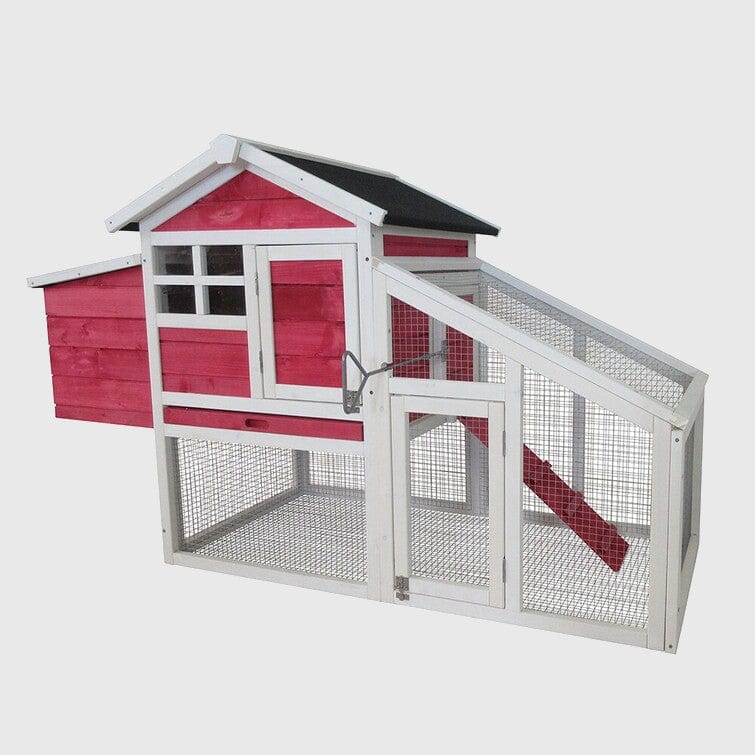 Willab Willab Hönshus Agda röd, nät i botten